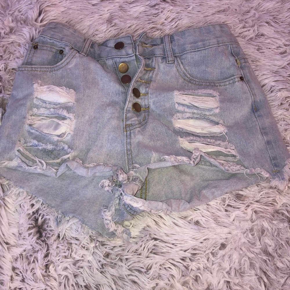 jean shorts
